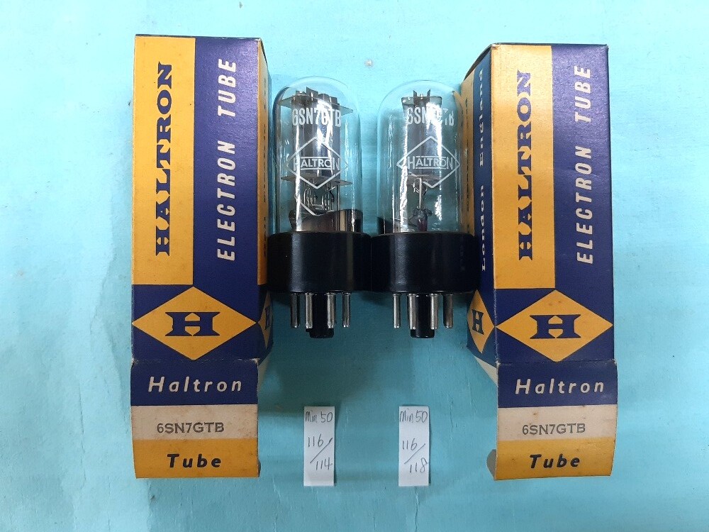 ■6SN7GTB Haltron 未使用品 2本組拍卖