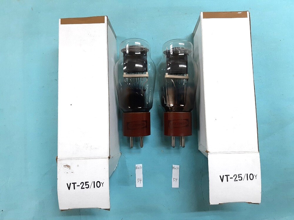 即決あり■10Y (VT-25) Raytheonブランド (おそらくHytron製) こげ茶ベース 2本組拍卖