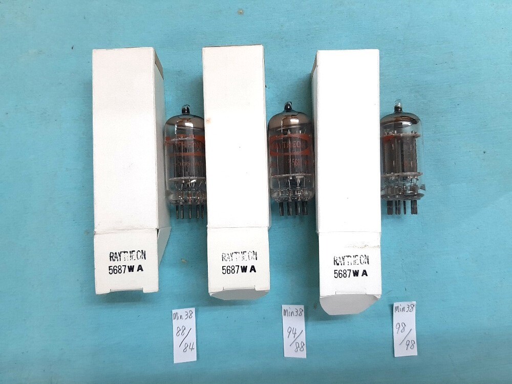 即決あり■5687WA ビンテージアメリカ RAYTHEONブランド 3本組拍卖