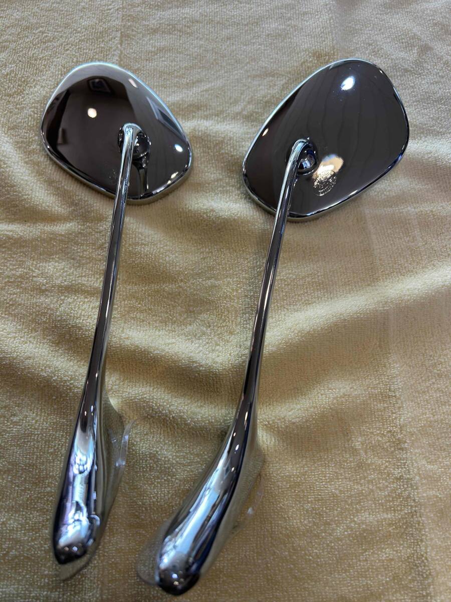 AAC製アルバートミラー★カット済ステンレスモール付き★スワンネックミラーT-1用★空冷ビートルドレスアップ拍卖