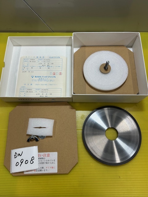 DW-0908 アライドマテリアル CBN PGS ホイール φ150-ZU-4X-32H拍卖