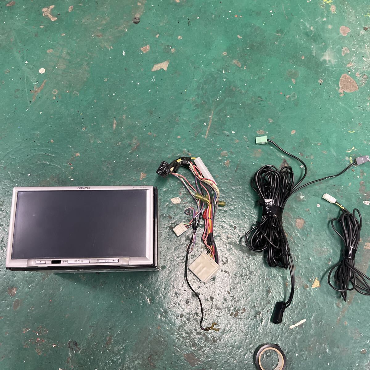 三菱純正OPナビ ECLIPSE カーナビ AVN119MMM ワンセグ 動作確認済み  CD EKワゴンから取り外し拍卖