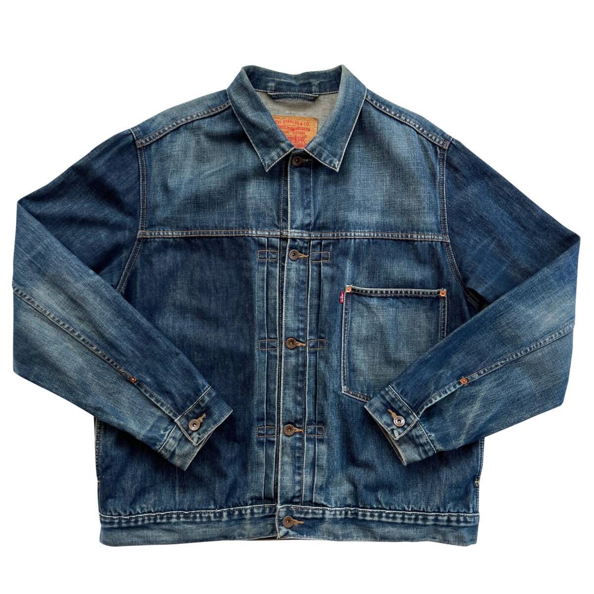 【Vintage】Levi’s 70501 04 デニムジャケット 1st ファースト EURO ユーロ リーバイス ジージャン L w拍卖