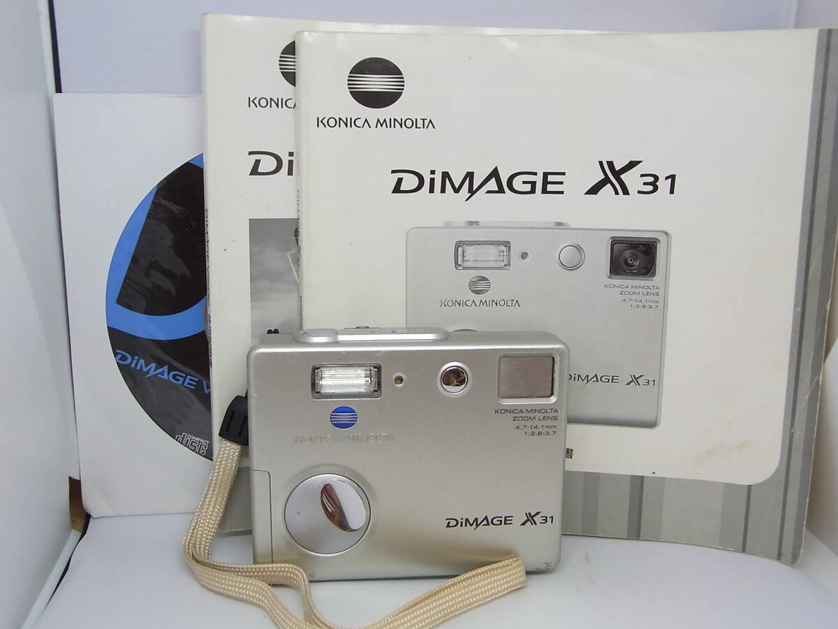 ◆◆ コニカミノルタ KONICAMINOLTA コンパクトデジタルカメラ DiMAGE X31 + 付属品 ◆◆拍卖