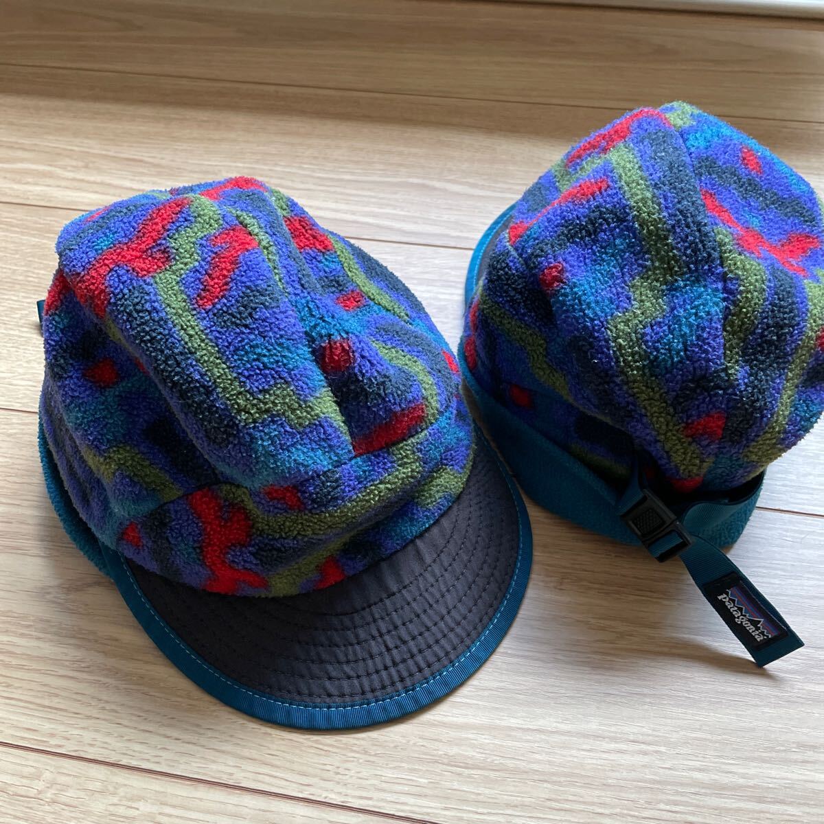 patagonia フリースキャップ キッズ用 アメリカ製 2個セット拍卖
