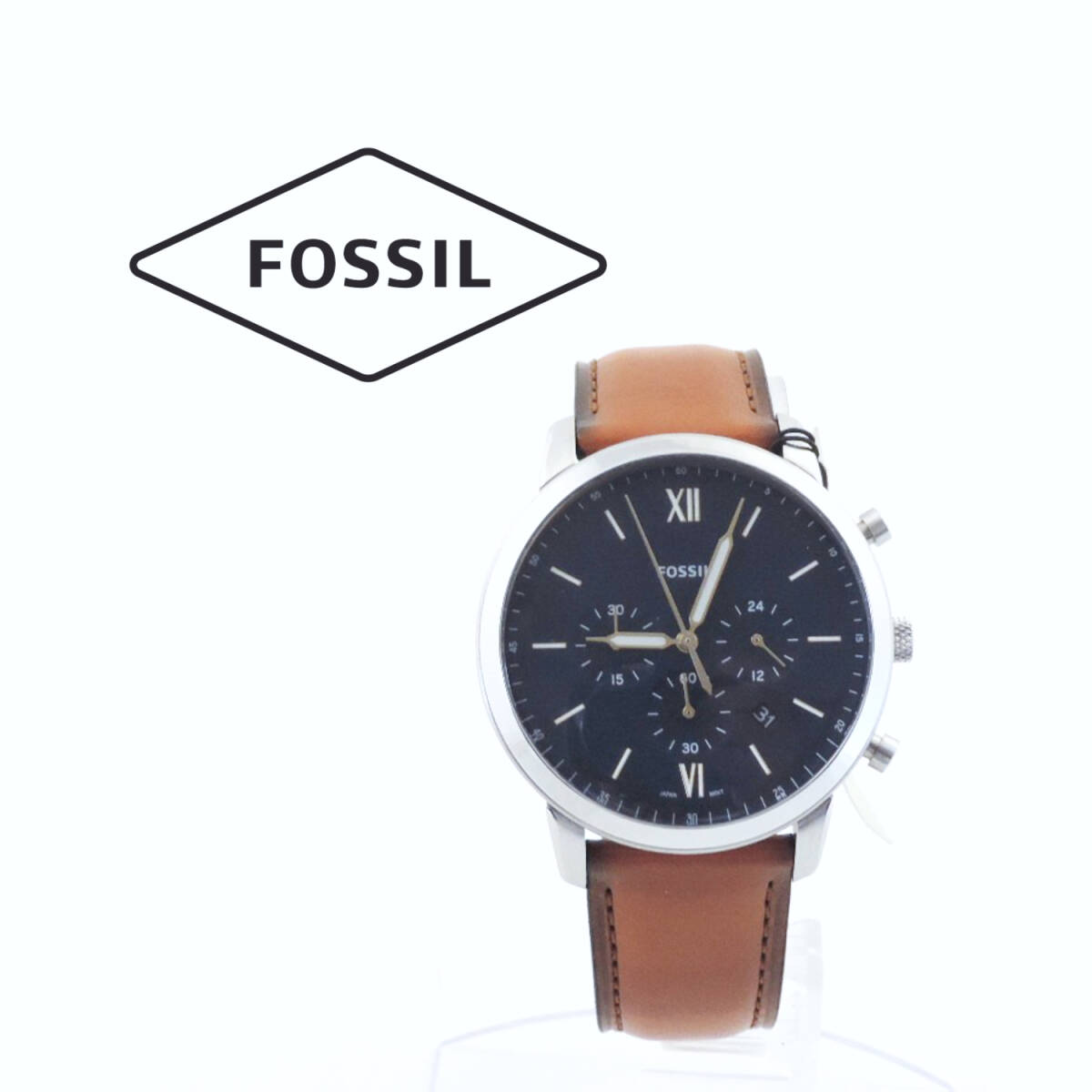 FOSSIL クロノグラム クォーツ腕時計 フォッシル 腕時計 メンズ アナログ レザー FS5708SET 拍卖
