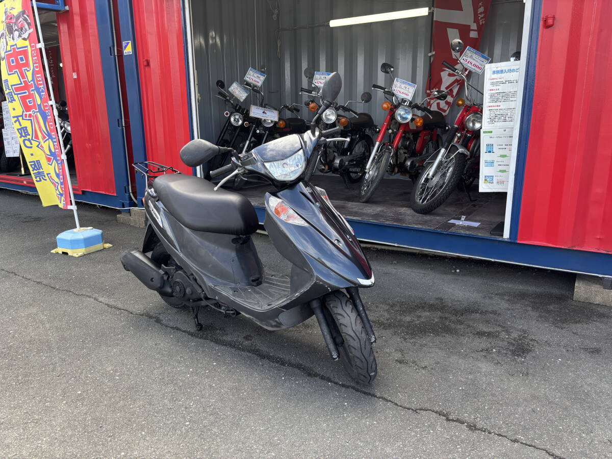 Re7-0926.スズキ アドレスV125 エンジン実働!程度良好.整備済/陸送可能/エーワン豊橋拍卖