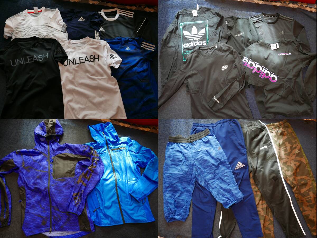 ☆アディダス☆大量放出☆④☆Tシャツ・ウインドブレーカー・ジャージ☆拍卖
