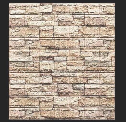 新入荷☆未使用★50枚 70cm×77cm 厚さ3mm 背景壁 3D立体レンガ模様壁紙 防水 汚い防止 カビ防止 エコ素材拍卖