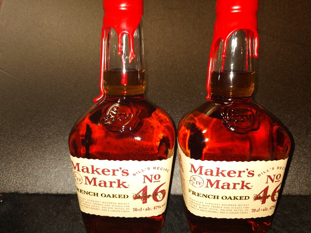 【新品未開栓】 メーカーズマーク46 700ml 2本セット拍卖