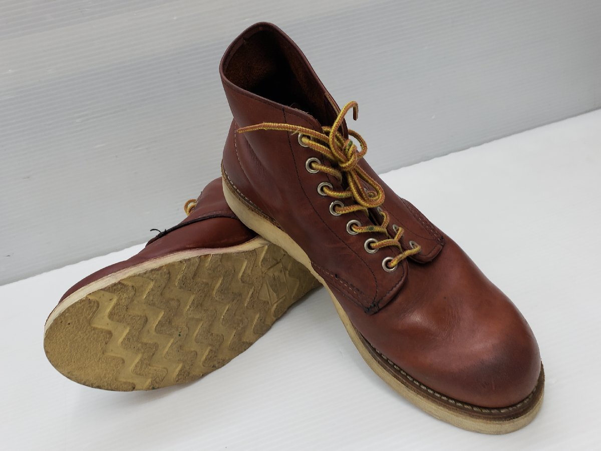RED WING レッドウィング PLAIN TOE 9105 アイリッシュセッター 赤茶 US 9 1/2 27.5cm 本体のみ ▽110497拍卖