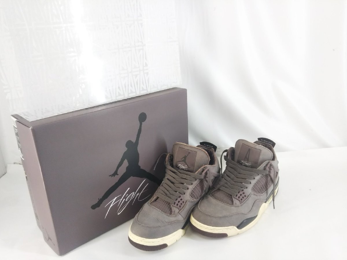 A Ma Mani〓re × Nike Air Jordan 4 Violet Oreアママニエール × ナイキ エアジョーダン4 バイオレット オレDV6773-220 28.cm拍卖