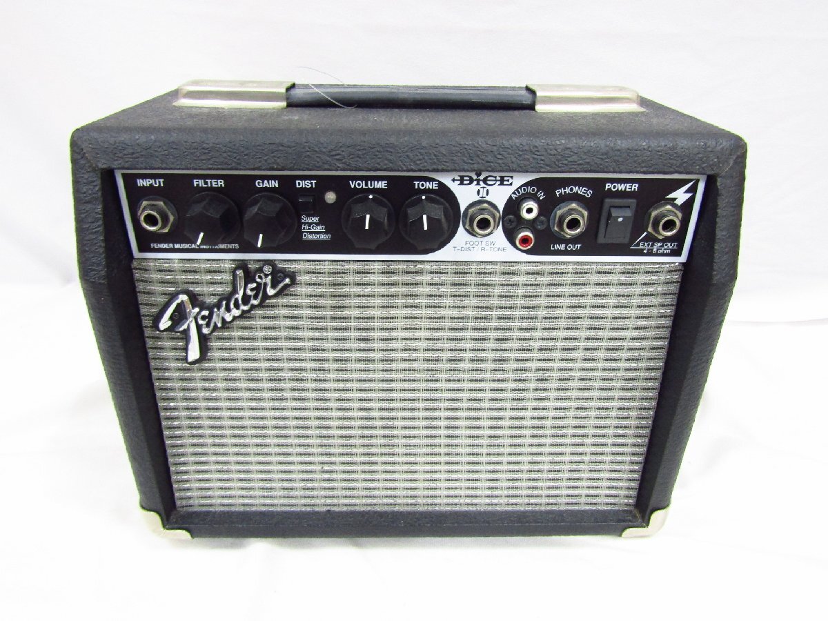 Fender フェンダー DiCEII コンボアンプ ギター用 出力12W 動作確認済 中古品★090256拍卖