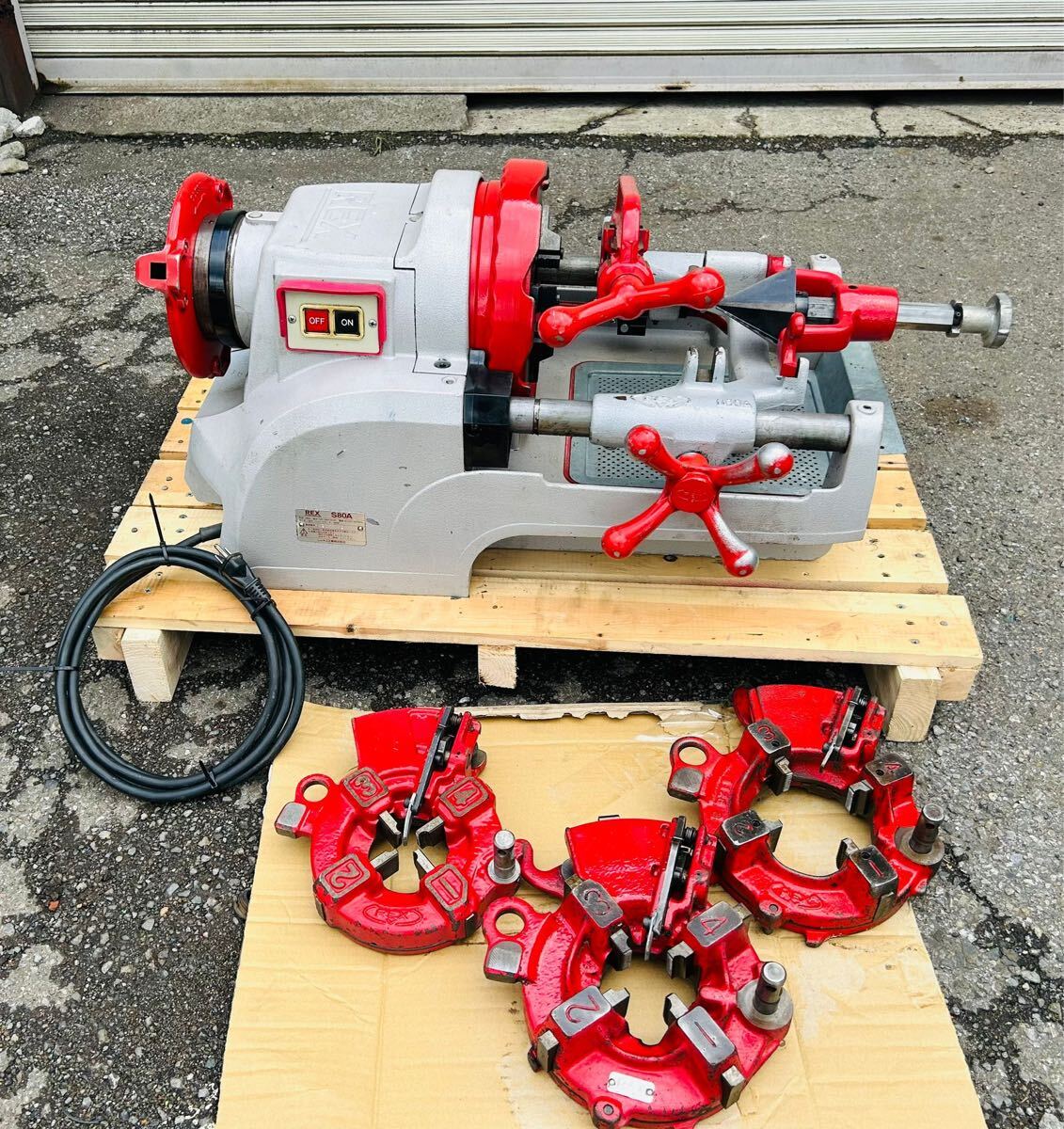 REX パイプマシン ねじ切り機 S80A電動工具 拍卖