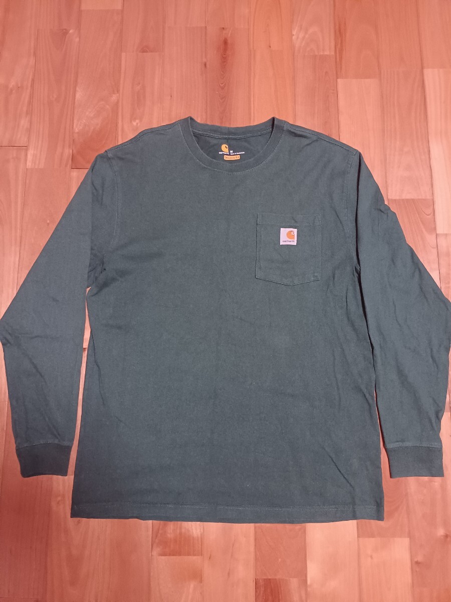 Carhartt カーハート 半袖Tシャツ M グリーン ロンT拍卖