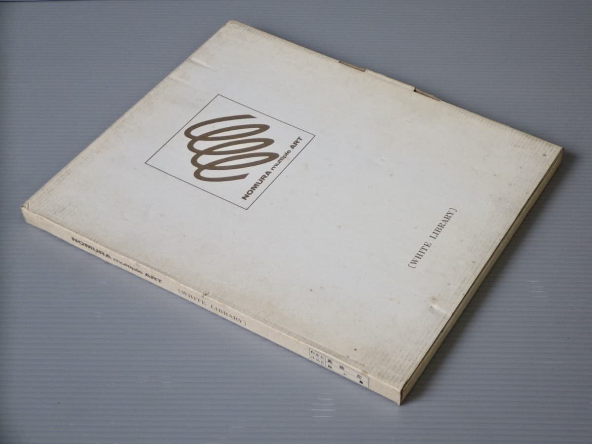 ジャンク【美術品】高柳裕『白い鳥』 シルクスクリーン作品 額装(ガラスなし)◆NOMURA multiple ART◆1982年◆34×28cm拍卖