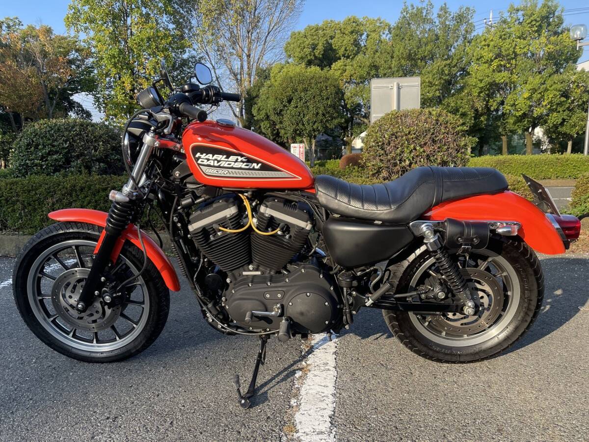 ★低走行 ハーレーダビッドソン スポーツスター 883R オレンジ 社外マフラー ETCロードスター アイアン フォーティーエイト 拍卖