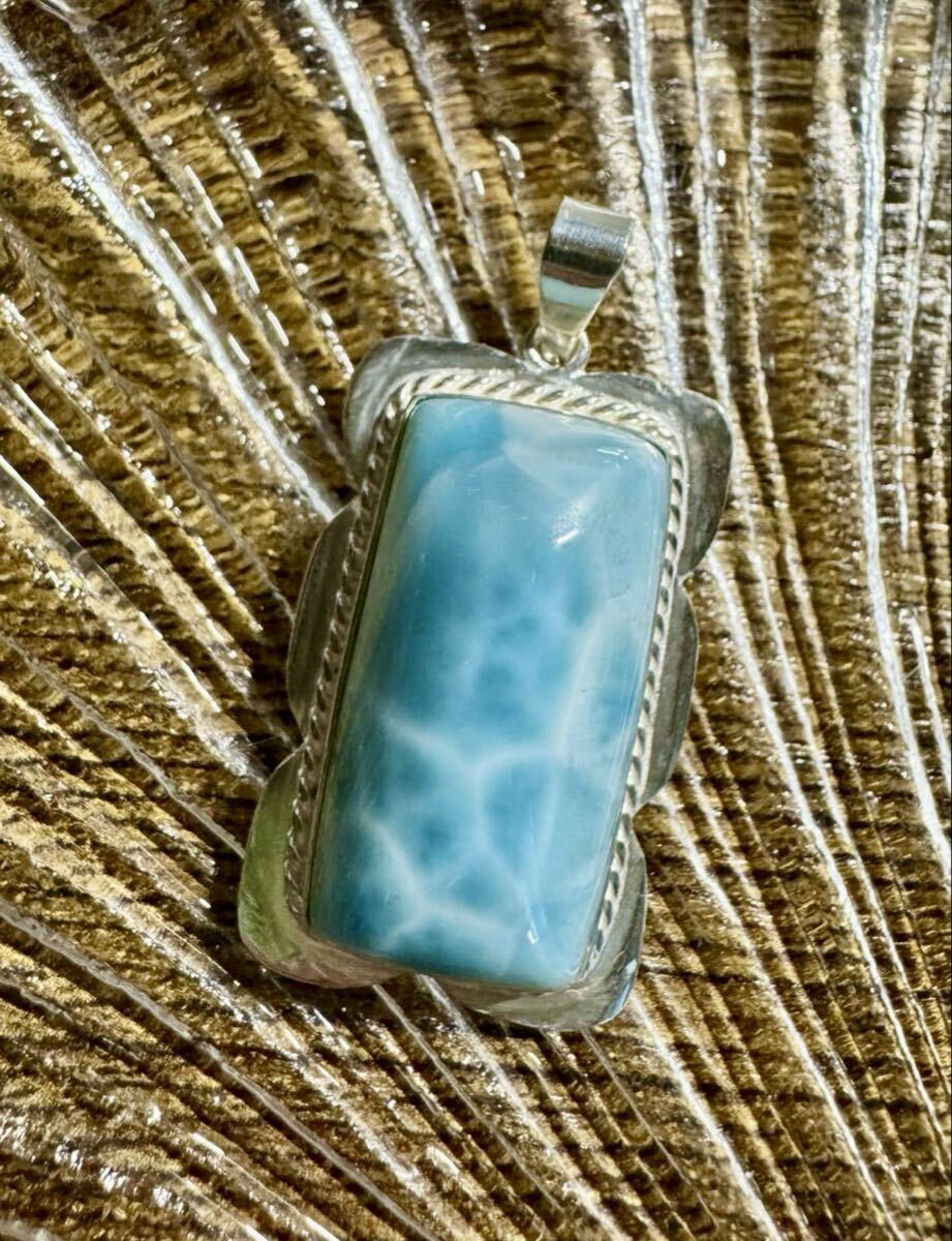 ◆高品質ラリマーペンダントトップ ★ 天然石アクセサリーネックレス☆。.:*・゜拍卖