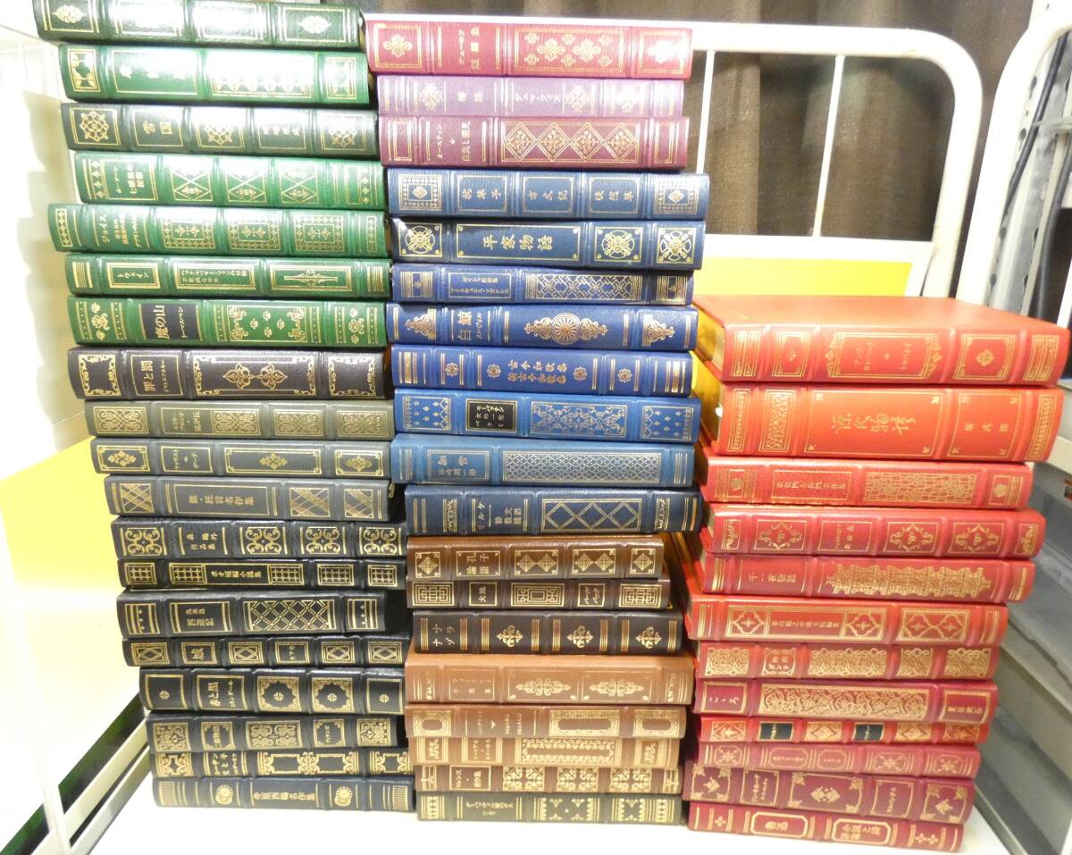 【中古】 フランクリン・ライブラリー 50冊まとめて 神曲ダンテ 千一夜物語 白鯨等 三方金 難あり A S480拍卖