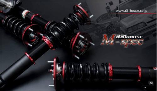 【新品】R30 スカイライン ABS未装着車用 R31House & BLITZコラボ Mスペック 車高調整式サスペンションキット 前後セット 【発送のみ】拍卖
