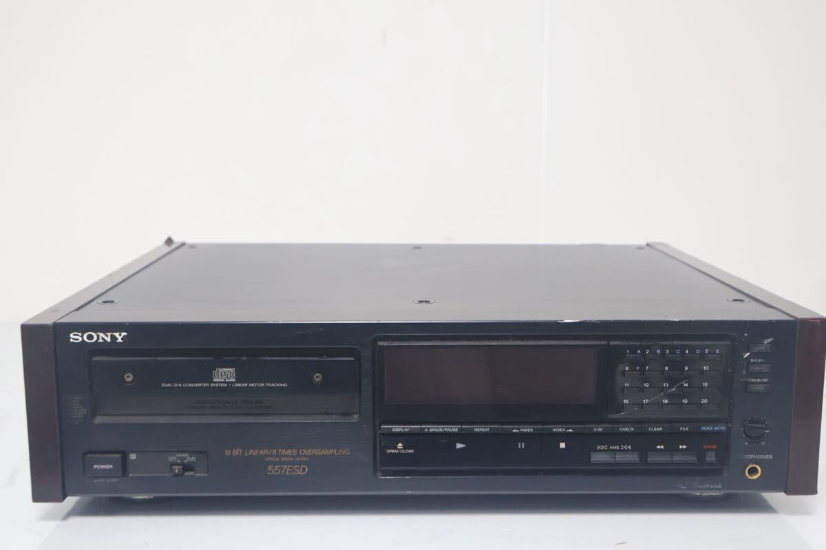 SONY ソニー CDP-557ESD CDプレーヤー オーディオ機器 手渡し可能拍卖