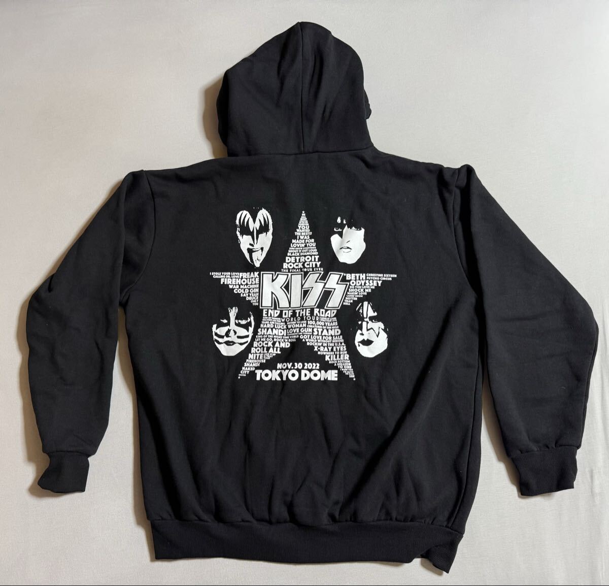 KISS END OF ROADキッス エンドオブロード パーカーXLサイズ 美品拍卖
