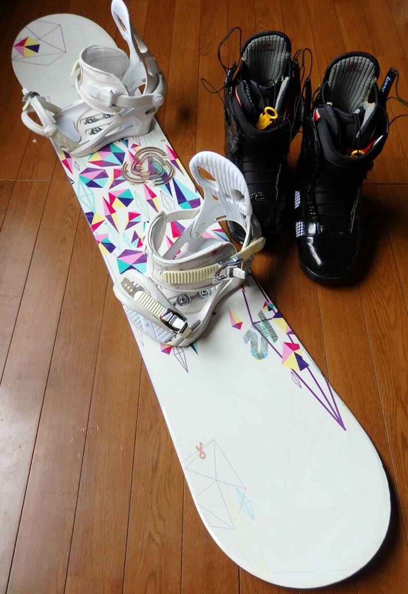 K2,BURTON 3点セット 板142cm、ブーツ24.5cm拍卖