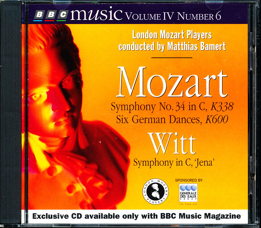 盤面良好 マティアス・バーメルト/Matthias Bamert - モーツァルト:交響曲第34番他, ヴィット:交響曲「イェーナ」 4枚同梱可能 10n拍卖