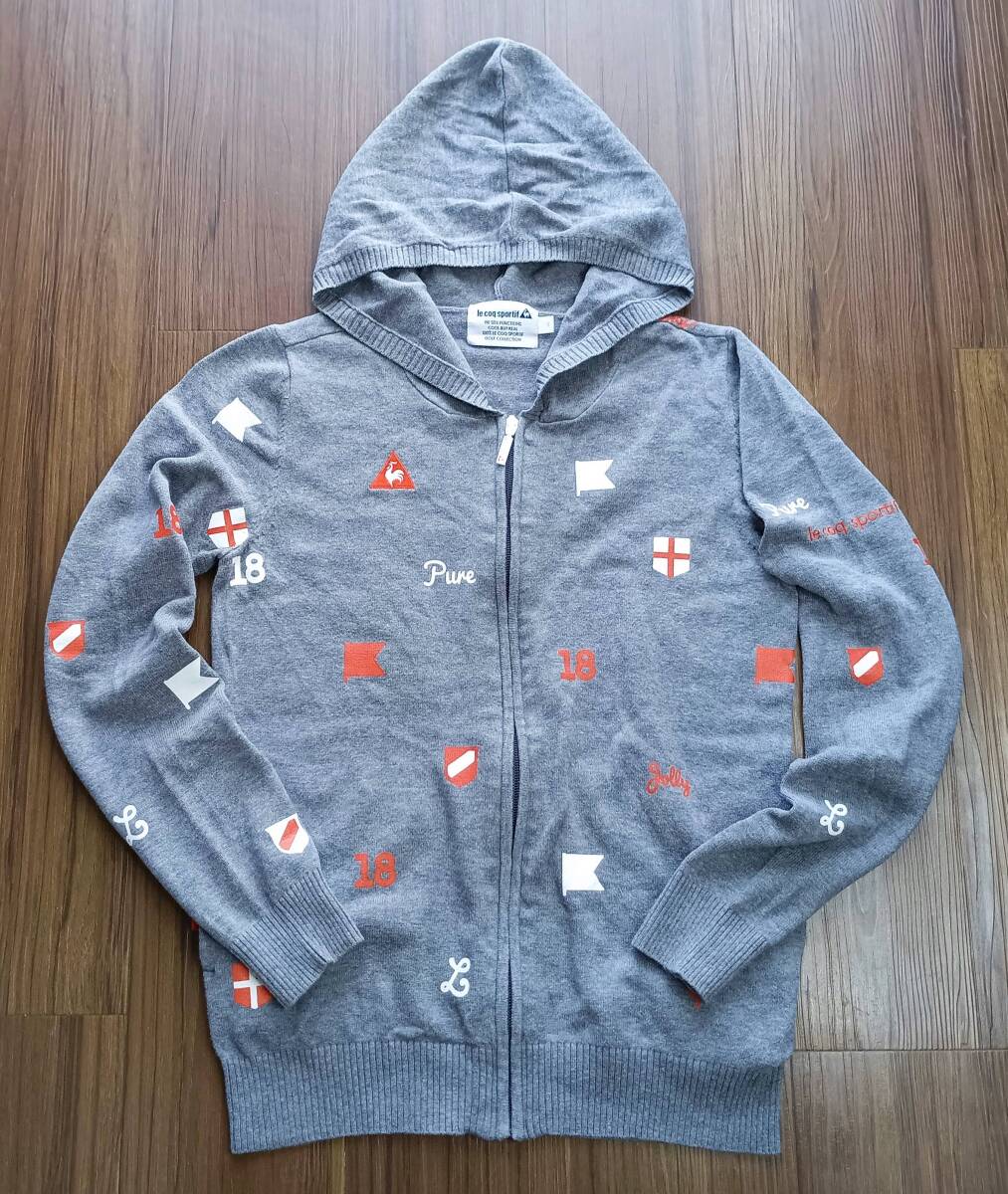 le coq sportif GOLF ルコックゴルフ ジップアップ ニットパーカー 男女兼用サイズ(Men=S Women=M-L相当)価格18700円拍卖