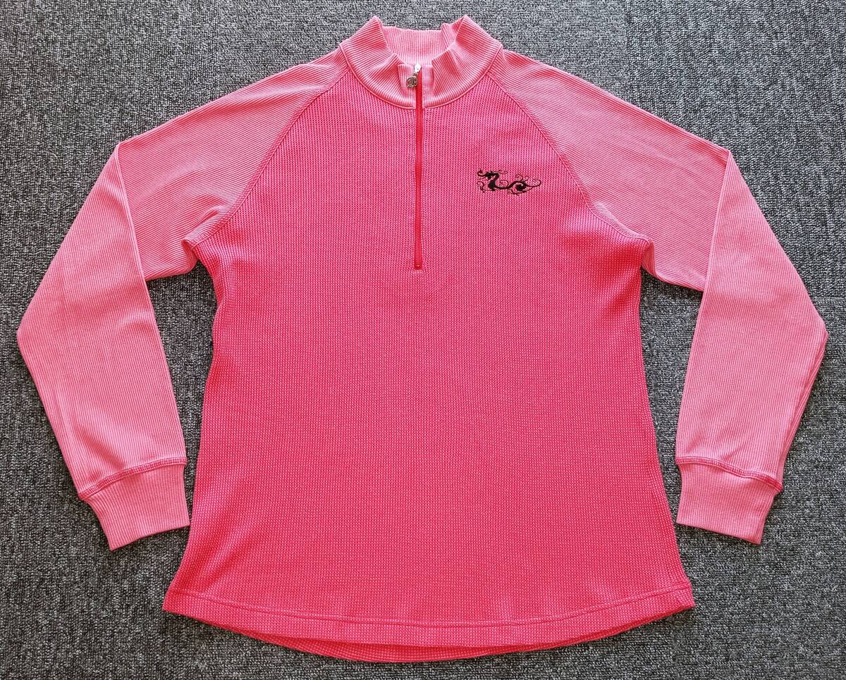 Dance With Dragon ダンスウイズドラゴン ハーフジップ 長袖ラグランスリーブ(3=L相当)日本製拍卖