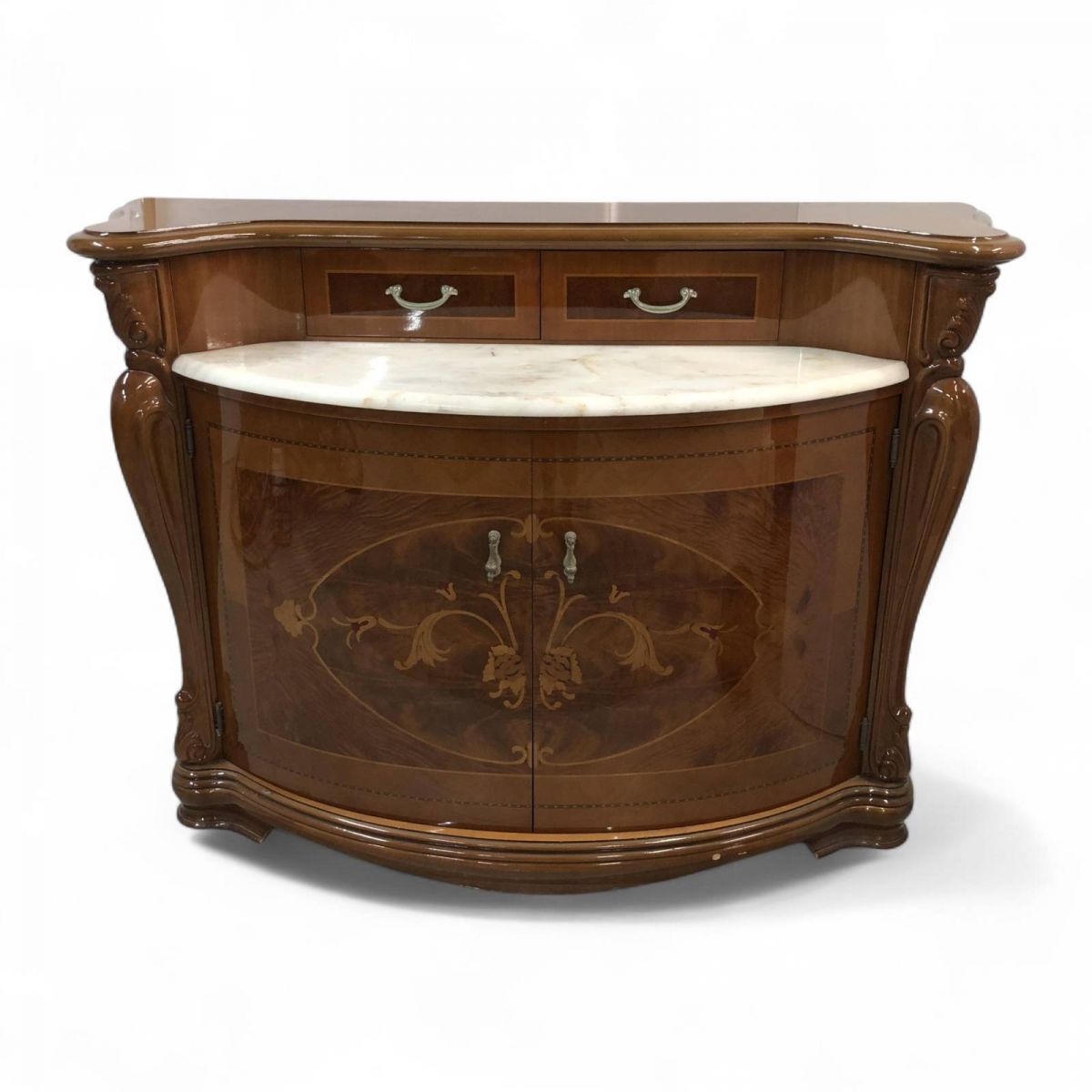 サイドボード アンティーク 木目 収納 キャビネット 幅120×奥行47×高さ85cm 直接お渡し歓迎 HQK782240厚拍卖