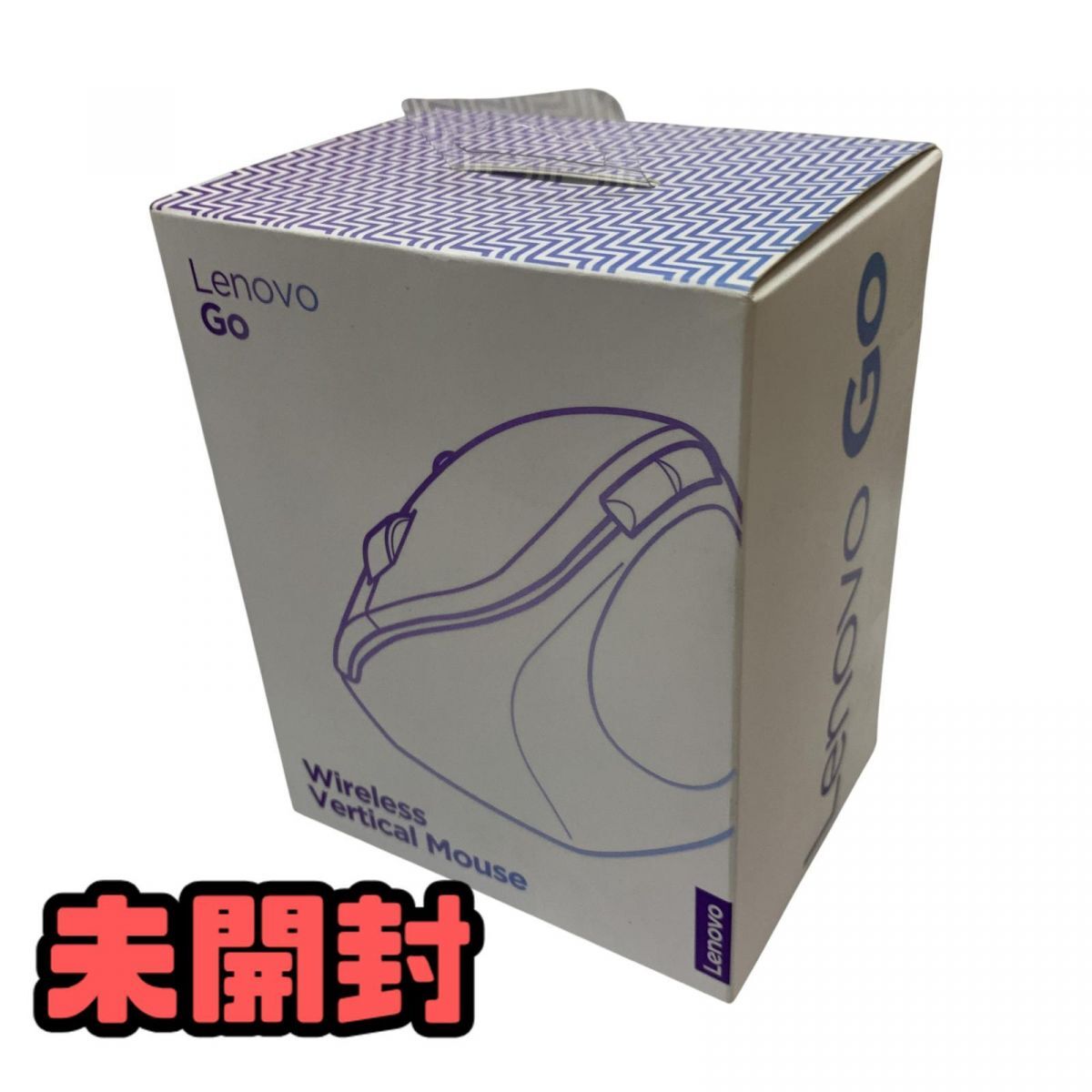 ★未開封★ マウス Lenovo レノボ Lenovo Go バーティカル ワイヤレスマウス グレー MB665W 直接お渡し歓迎 AMK839103相拍卖