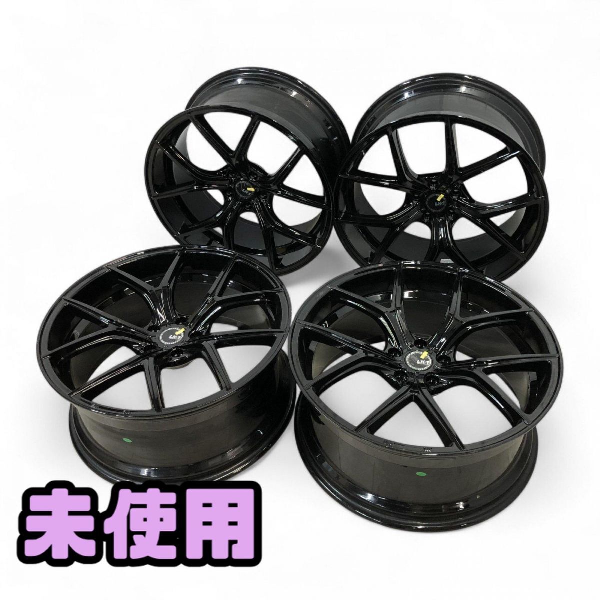 ★未使用★ ホイール 4点 AFFECTION アフェクション 21×9.5J IS35 PCD114.3 5H ブラック LK-1 直接お渡し歓迎 UQK806849相拍卖