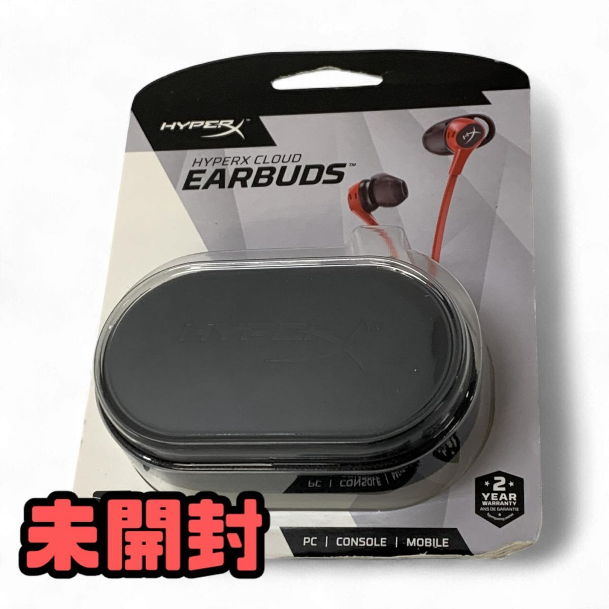 ★未開封★ ゲーミングイヤホン Kingston キングストン Hyper X Cloud Earbuds 有線 インナーイヤー型 4P5J5AA 直接お渡し歓迎 WMK839004相拍卖