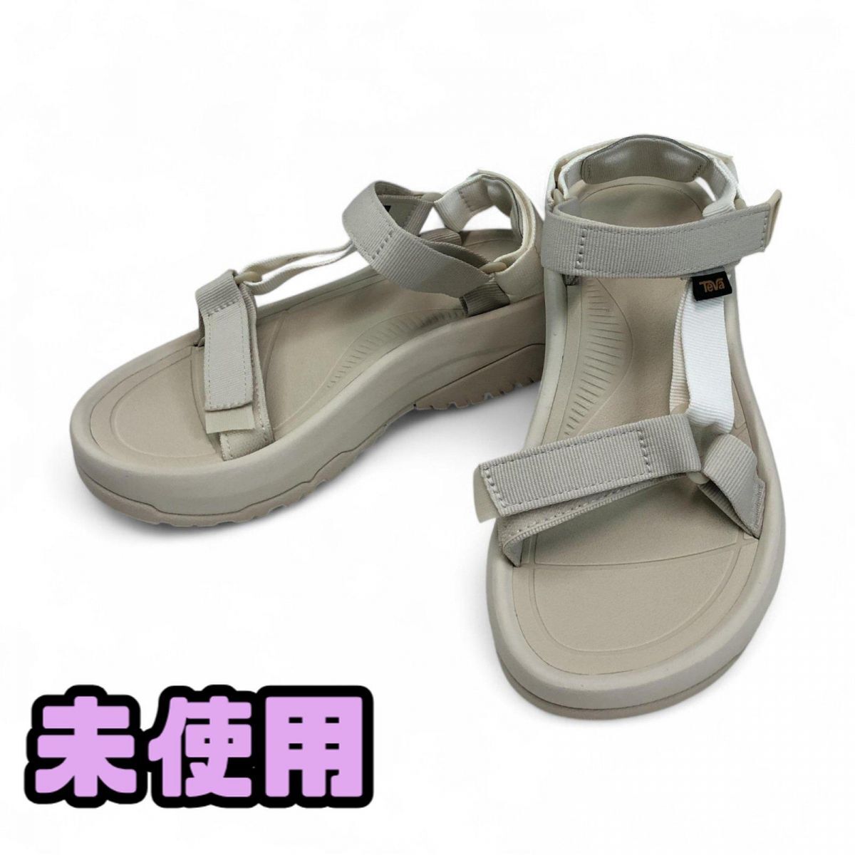★未使用★ サンダル 24cm Teva テバ HURRICANE ハリケーン エックスエルティー2 アンプソール ベージュ 1131270 AQK833846相拍卖