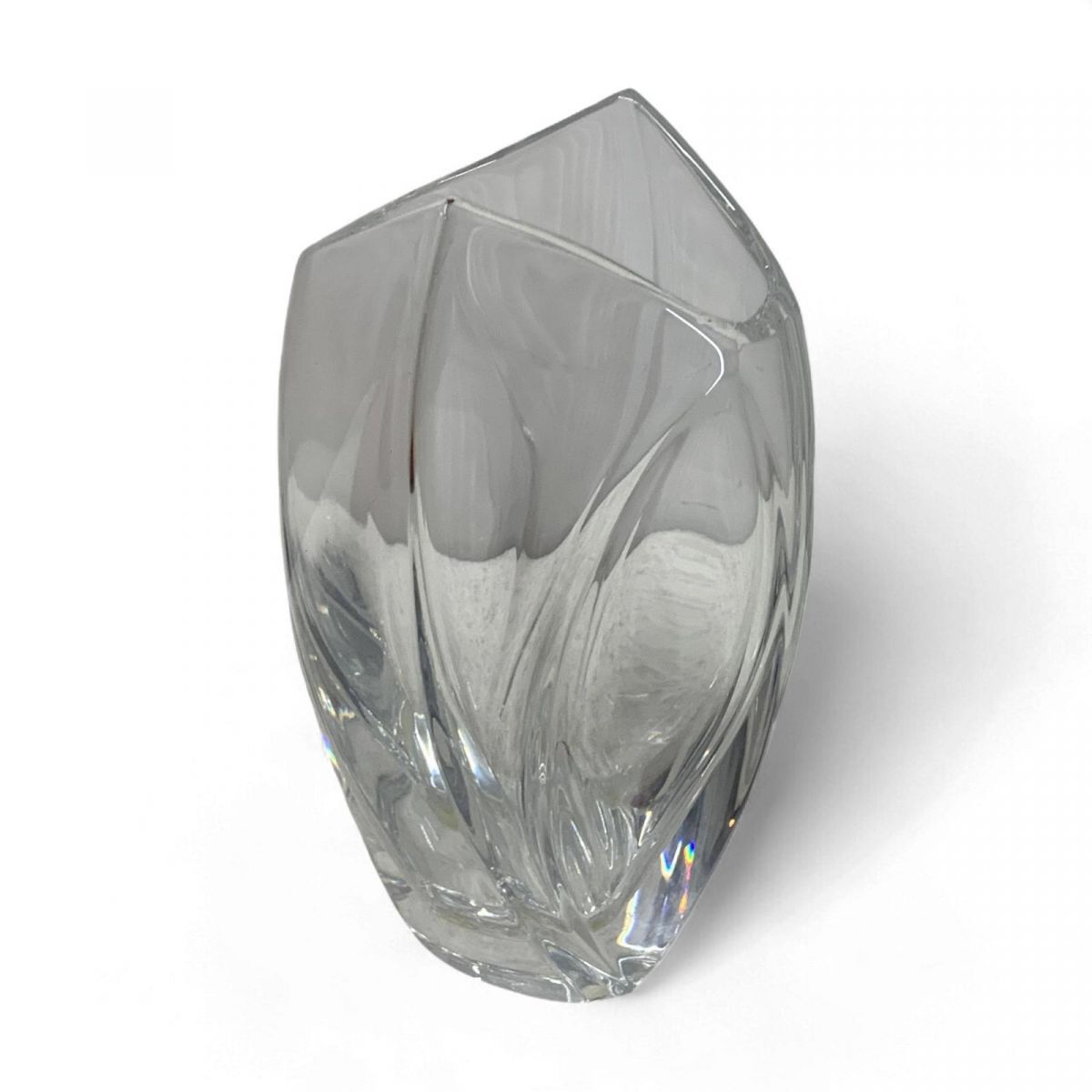 フラワーベース 花瓶 Baccarat バカラ RRIGOT リゴット 幅10×奥行9×高さ18cm 直接お渡し歓迎 AMK842903相拍卖