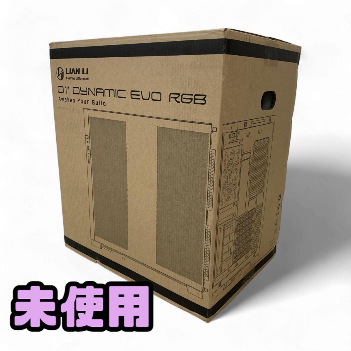 ★未使用★ PCケース ミドルタワー LIAN LI リアンリー O11D EVO RGB ブラック 直接お渡し歓迎 CYK856880相拍卖