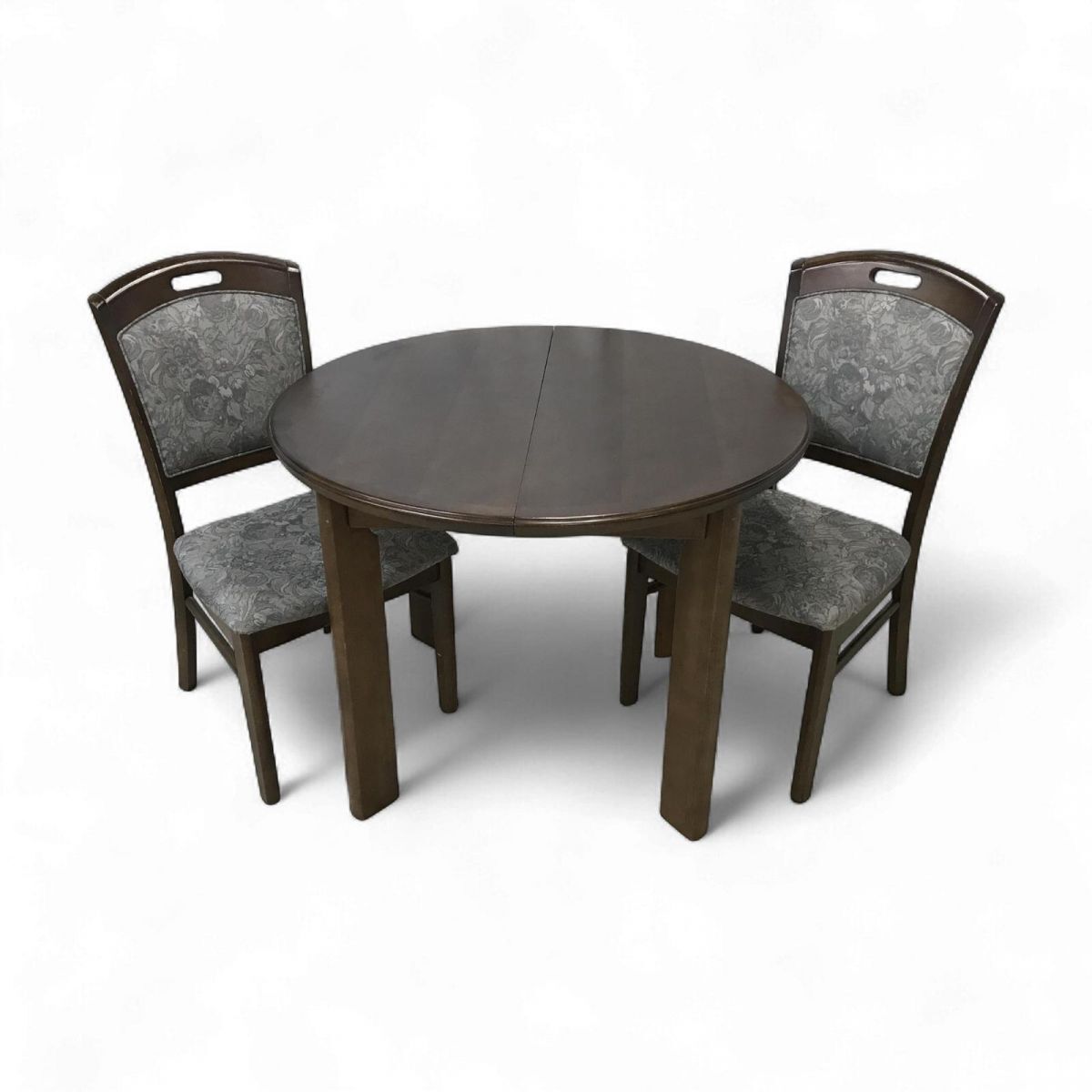 ダイニングセット 3点 maruni マルニ 伸長式 丸テーブル + チェア 2脚 引取限定 神奈川県相模原市 KCK810446厚拍卖