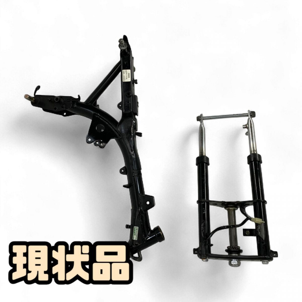 バイクパーツ まとめ 2点 フロントフォーク / フレーム ホンダ A-Z50J型 R134 Z50JS 現状品 直接お渡し歓迎 CMK873003相拍卖