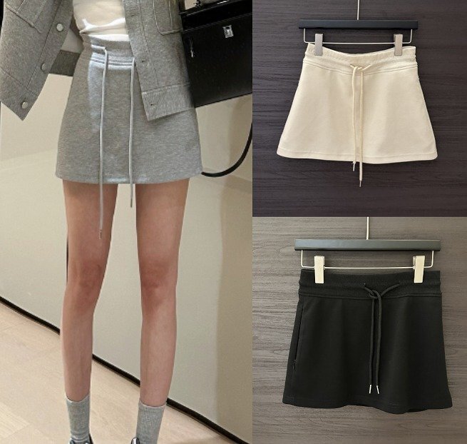ミニスカート タイトスカート シンプル カジュアル ボトムス L グレー拍卖