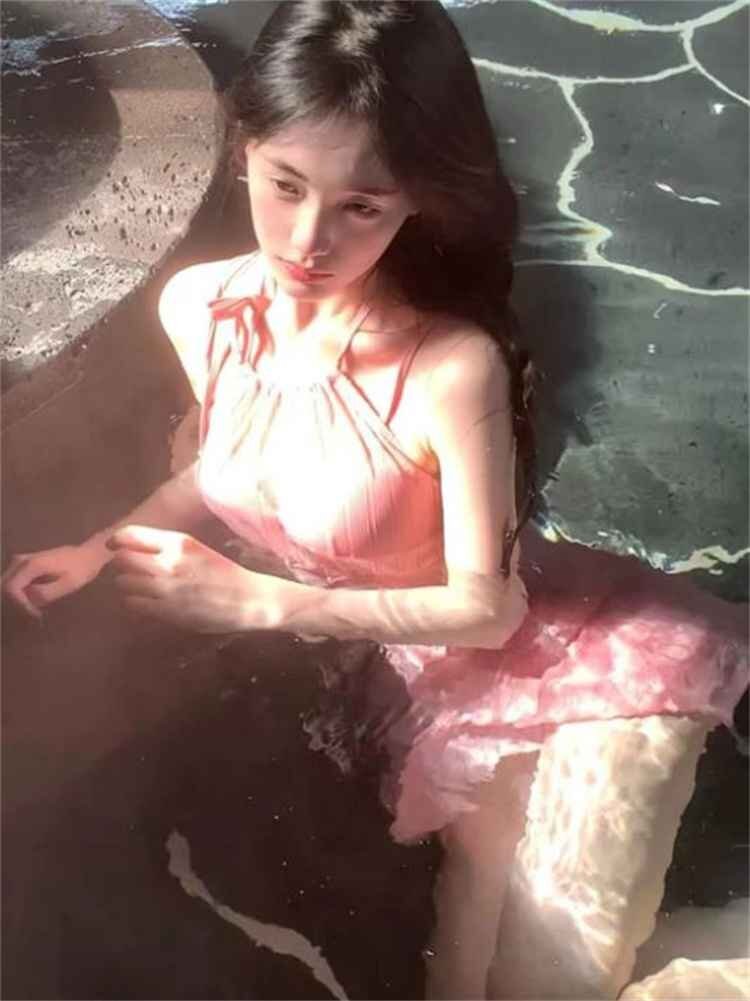 ワンピース水着 かわいい系 スカート水着 レディース XL ピンク拍卖