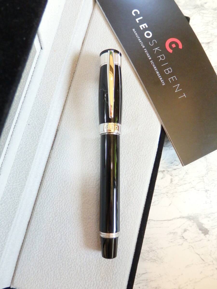 ◆【新品・未使用】【送料410円】Cleo Skribent クレオ・スクリベント アウラシリーズ 万年筆 ペン先:14K585ソリッドゴールド F拍卖