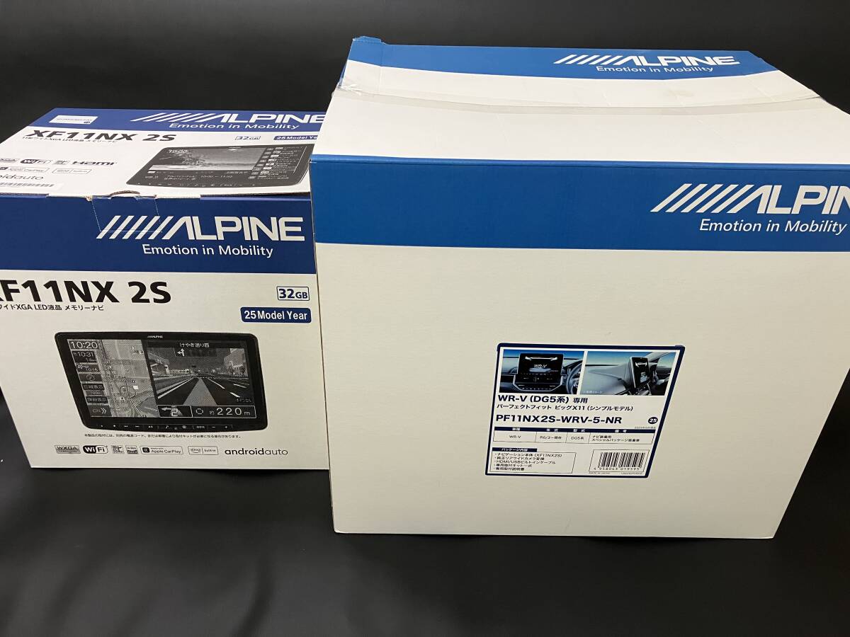 ALPINE XF11NX2S 11型ワイドXGALED液晶メモリーナビ パーフェクトフィト PF11NX2S-WRV-5-NR 保証書・元箱取説 国内正規品拍卖