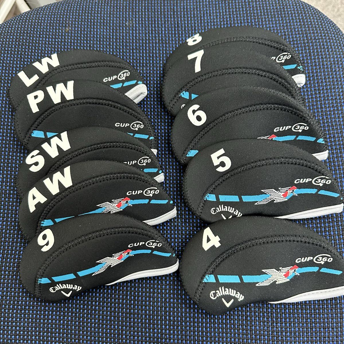 Callaway アイアンカバー 黒 水色拍卖