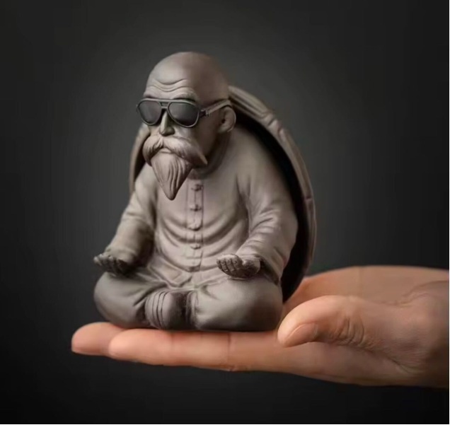 ドラゴンボール 亀仙人 フィギュア セラミック製 陶器 10cm 新品 192拍卖