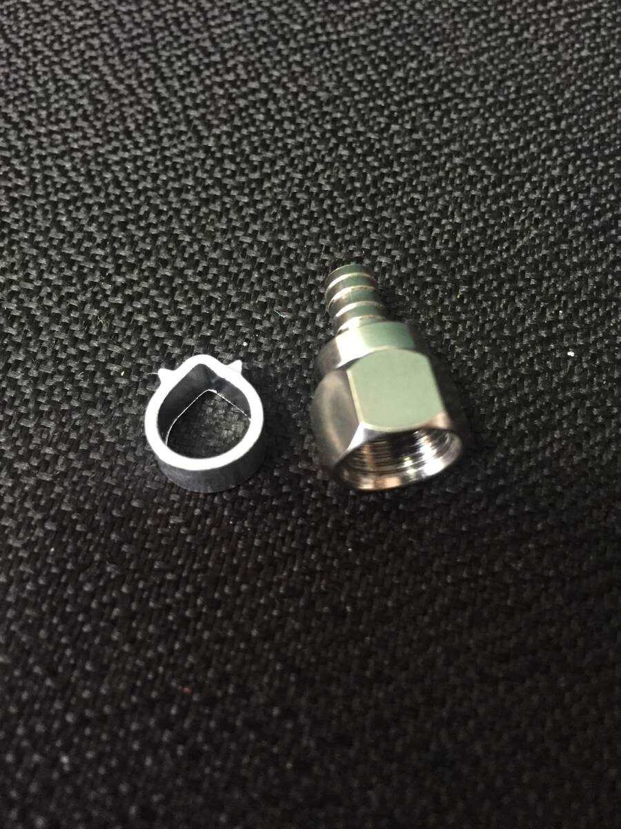 送料無料 10個入り アンテナ接栓 4C用F型接栓拍卖