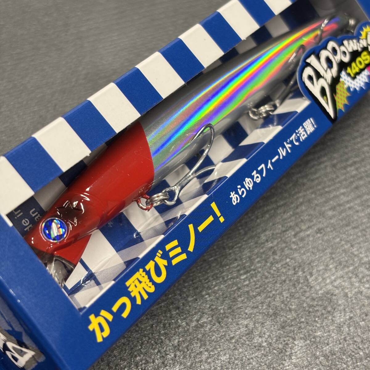 Blue Blue (ブルーブルー) ミノー ブローウィン 140S 140mm 23g #02 レッドヘッドホロ No.2704拍卖