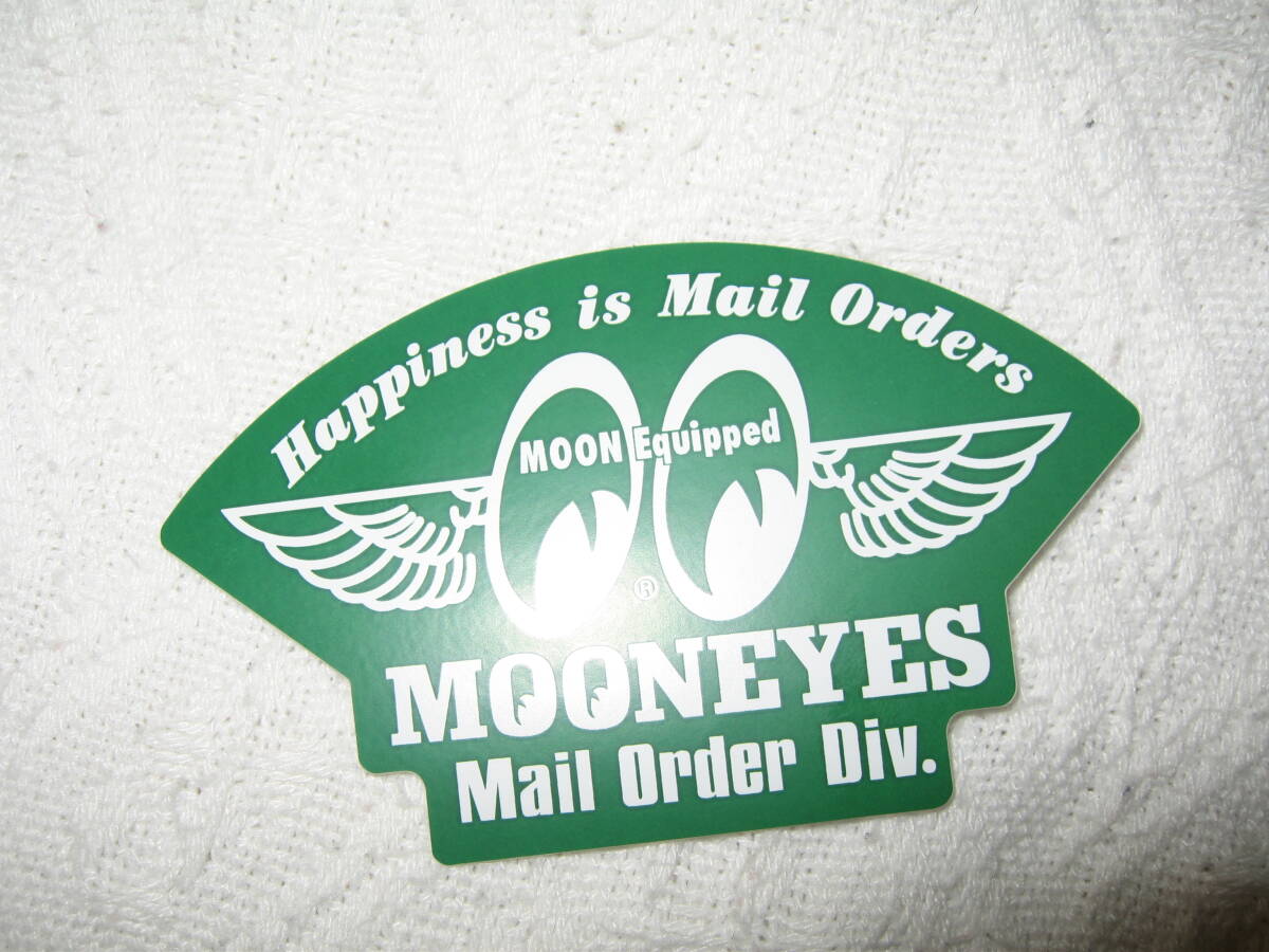 ◆非売品◆MOONEYES Mail order Div◆ムーンアイズ◆ステッカー/シール◆グリーン◆緑色◆メールオーダー◆拍卖