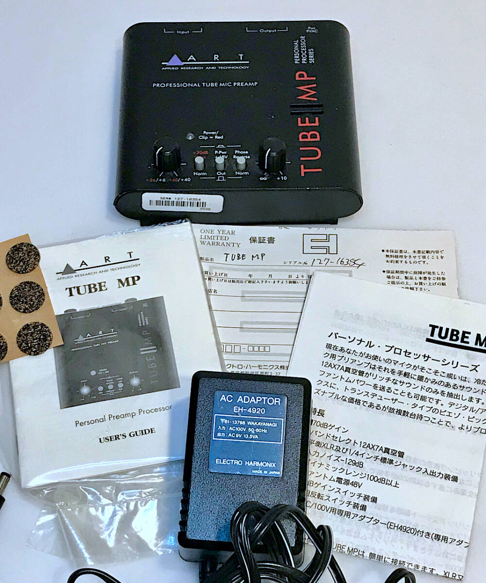 ☆★ 売切り! ワンオーナー品 ART TUBE MP 真空管 ハイブリッド マイクプリ エレクトロハーモニクス 正規品 02 summit warm neve ssl拍卖