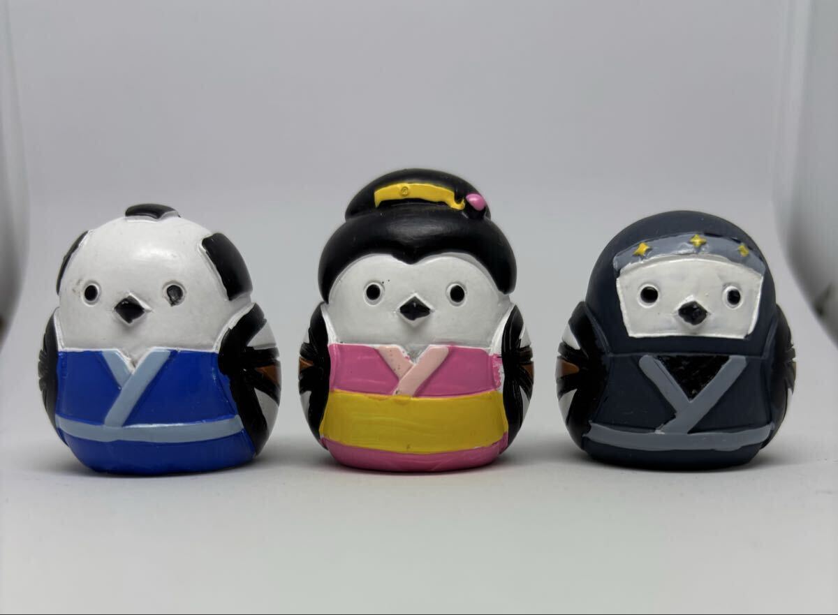 リトルフレンド 時代劇シマエナガ 置物 3体セット 置物 シマエナガ リトルフレンド かわいい インテリア拍卖